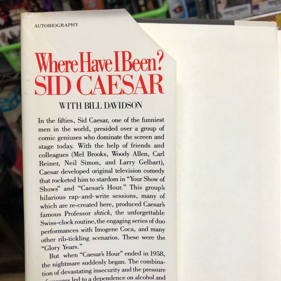 Vtg ‘82 Sid Caesar Signed Book “Where Have I Been?” - 1st Ed Hardcover - Picture 12 of 12